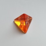 Gem Orange D4 4-Sided Polydice